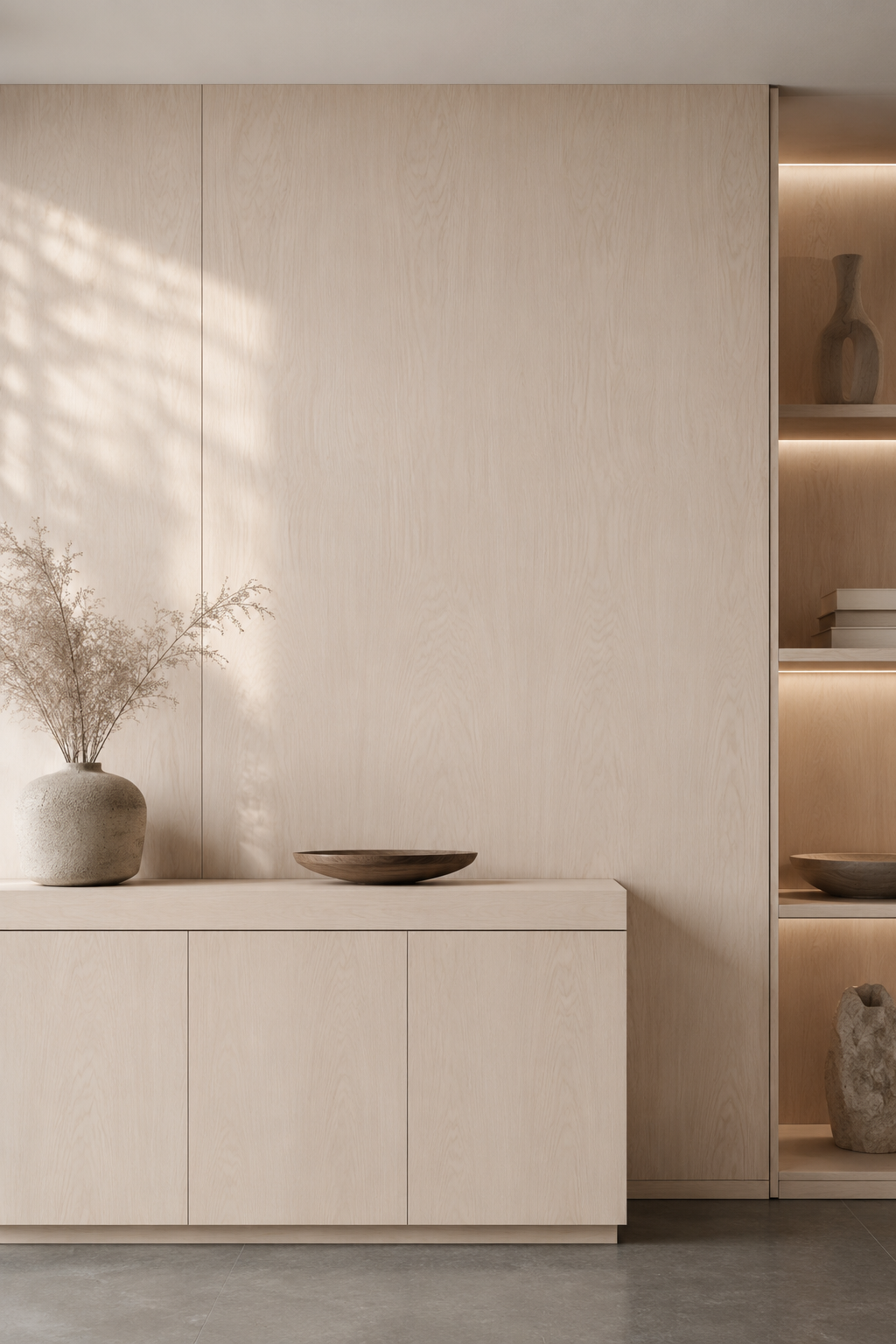Aplicación de Chapa Maple en enchapado de MDF, muebles y proyectos de carpintería