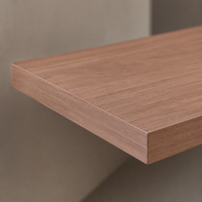 Aplicación de Cubre Canto Caoba en muebles, tableros y proyectos de carpintería