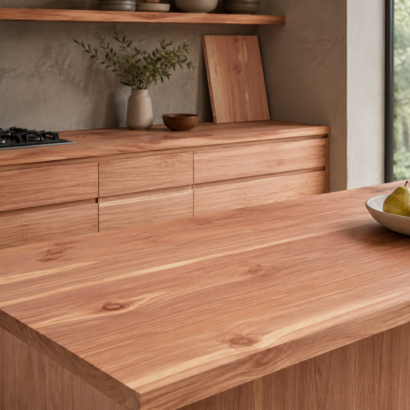 Aplicación de Madera Cedro en muebles, puertas y proyectos interiores