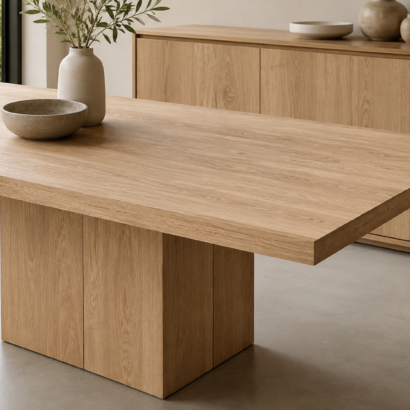 Aplicación de Madera Rosa Morada en muebles y proyectos de interiorismo