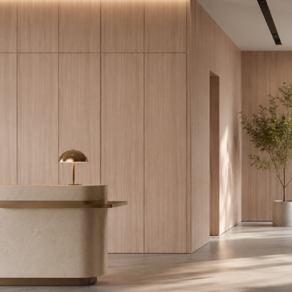 Aplicación de Triplay Cedro Importado en muebles modernos y proyectos interiores
