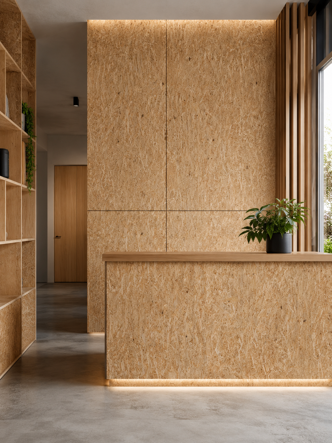Aplicación de Triplay OSB Importado en proyectos de construcción, carpintería e interiorismo