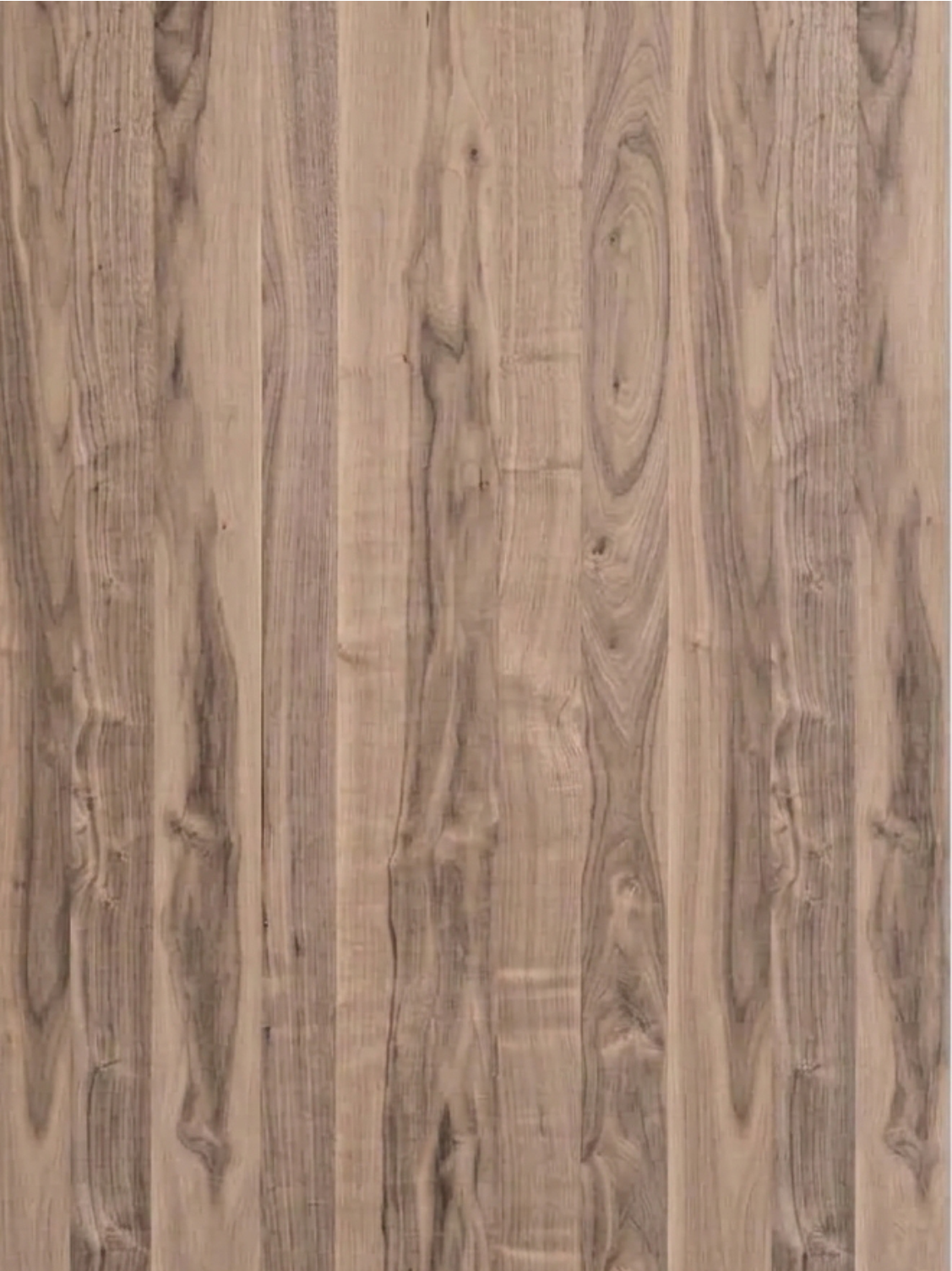 Veta natural de Enchapado Nogal Salvaje para muebles y paneles decorativos